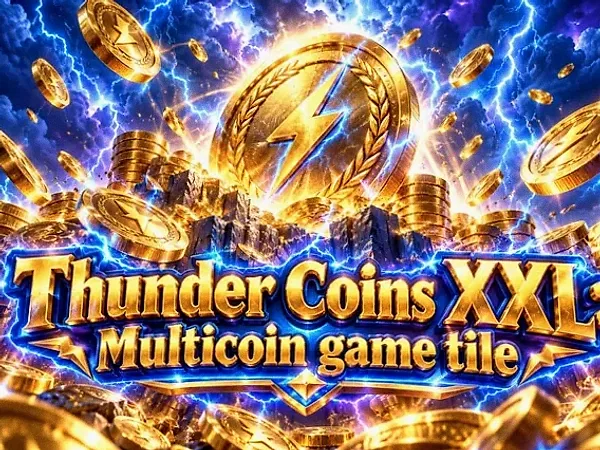 Thunder Coins XXL: Multicoin game tile at Spinfever