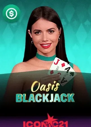 Oasis Blackjack live game cover