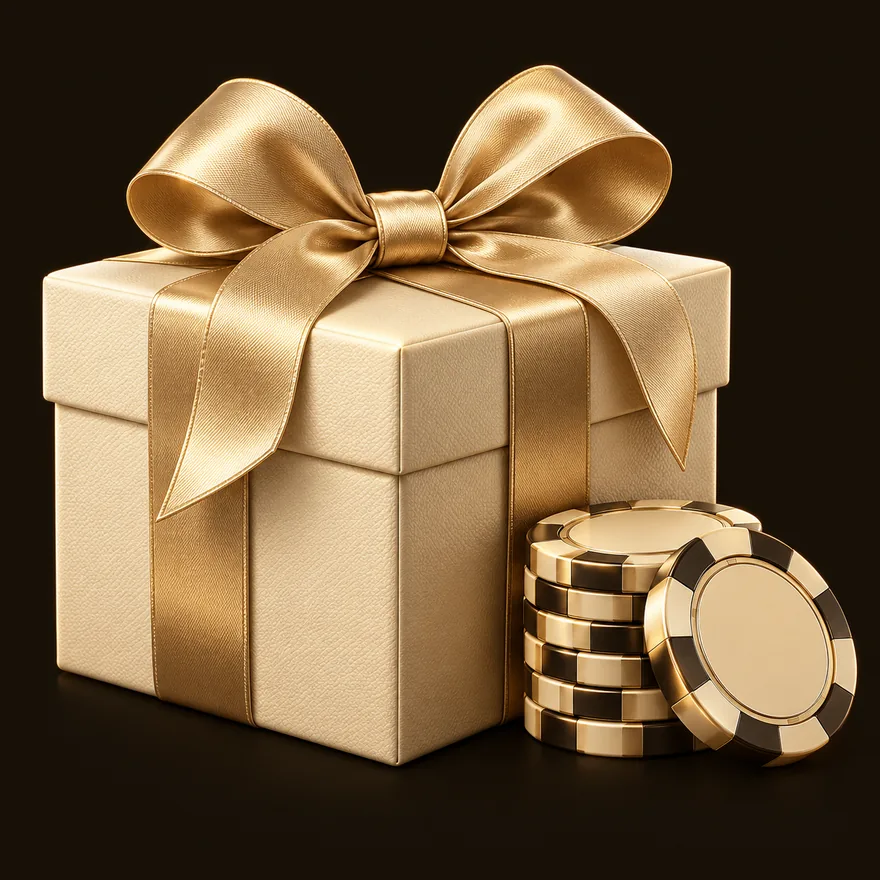 Gift box and chips — Spinfever