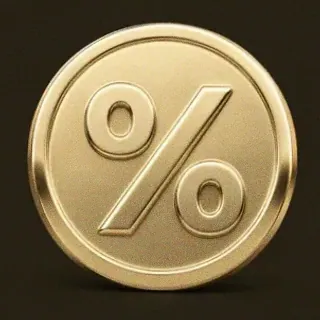 Gold percent coin — Spinfever