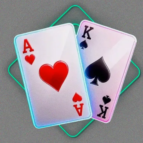 Ace and king playing cards