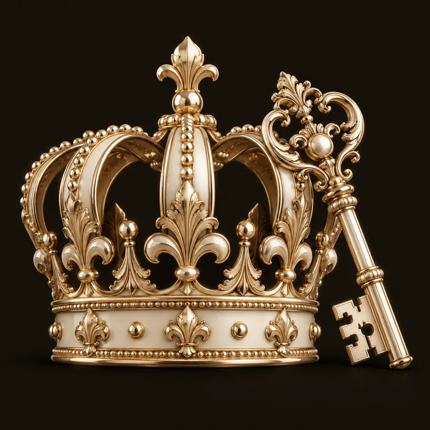 Royal crown and key — Spinfever