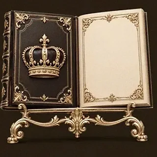 Ornate open book — Spinfever