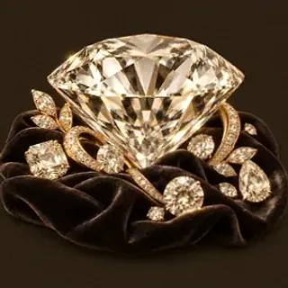 Faceted diamond gemstone — Spinfever