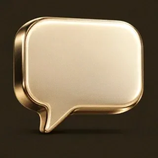 Gold speech bubble — Spinfever