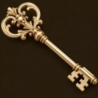 Ornate antique key — Spinfever